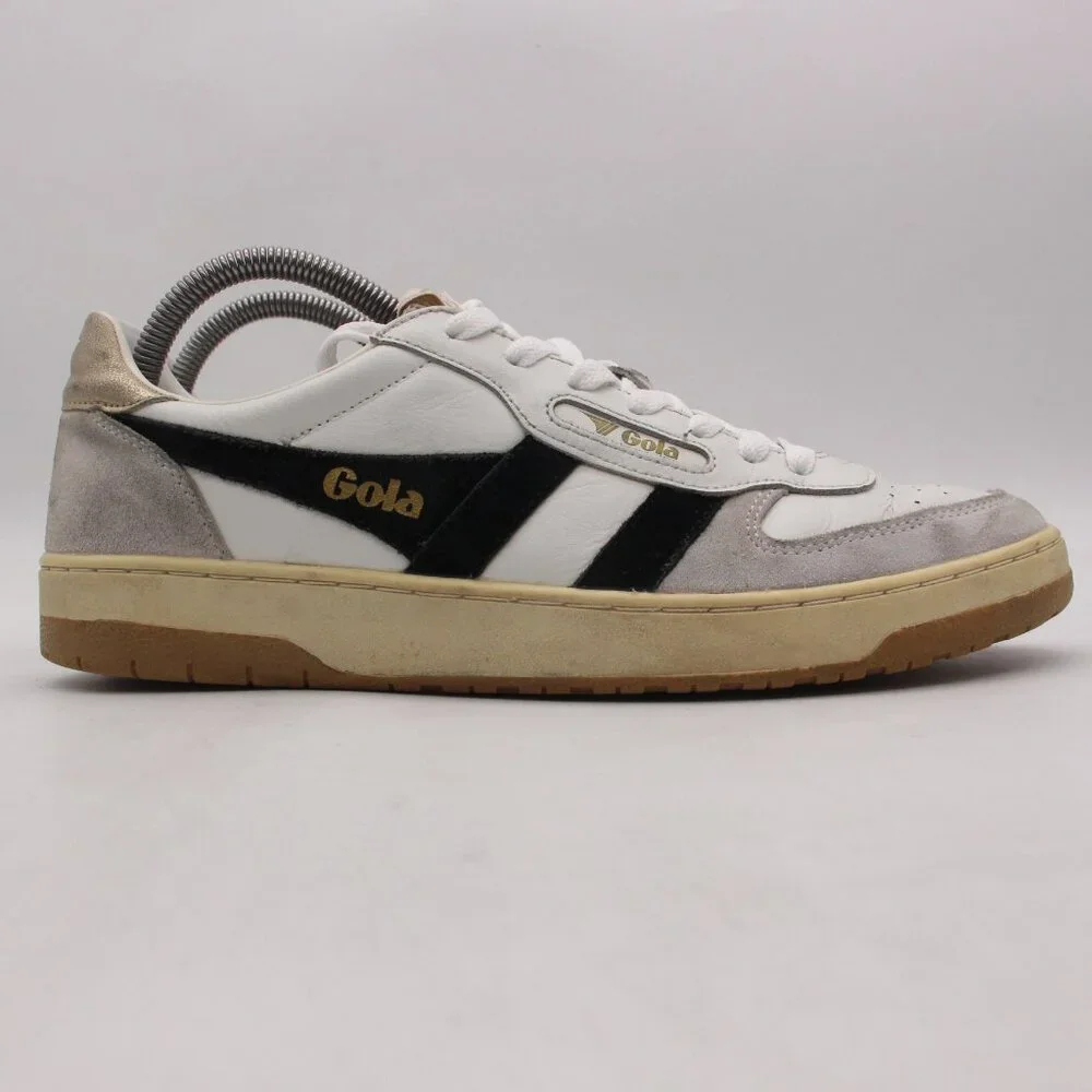 Gola Hawk Women's Size 10 Sneakers White Off White Black Shoes
